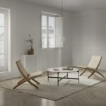 Moderner Kendo Duo Couchtisch mit zwei Ebenen für stilvolles Wohnzimmer-Design.