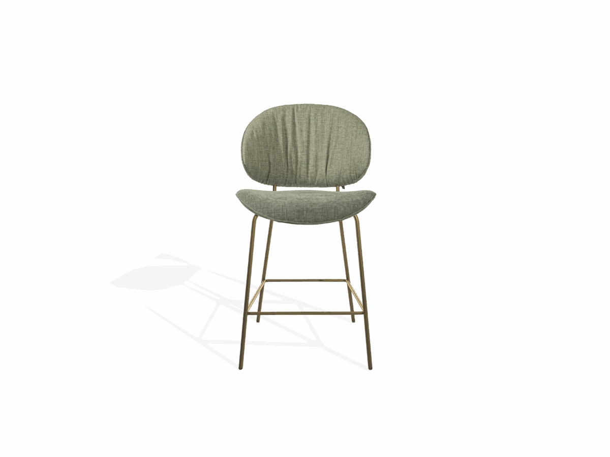 Moderner KFF Alvaro Barhocker in elegantem Design für stilvolle Kücheneinrichtung.