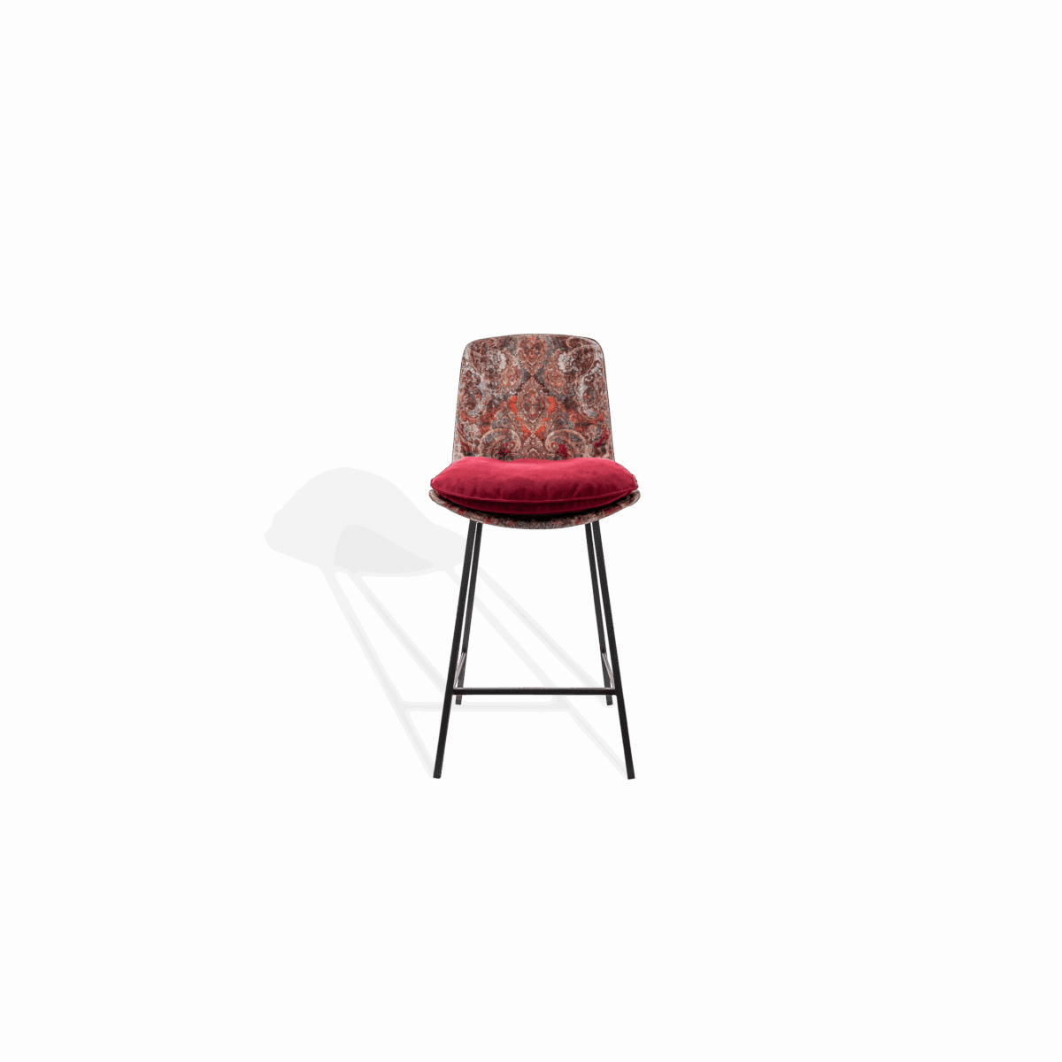 Moderner KFF Lhasa Barhocker mit elegantem Design für stilvolle Küchen und Essbereiche.