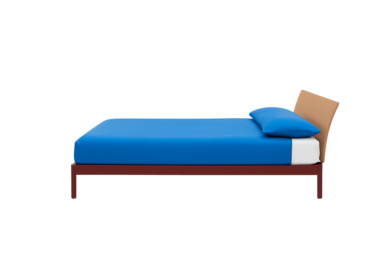 Modernes Alu-Alu Designbett von Kristalia aus hochwertigem Aluminium für stilvolles Schlafzimmer.