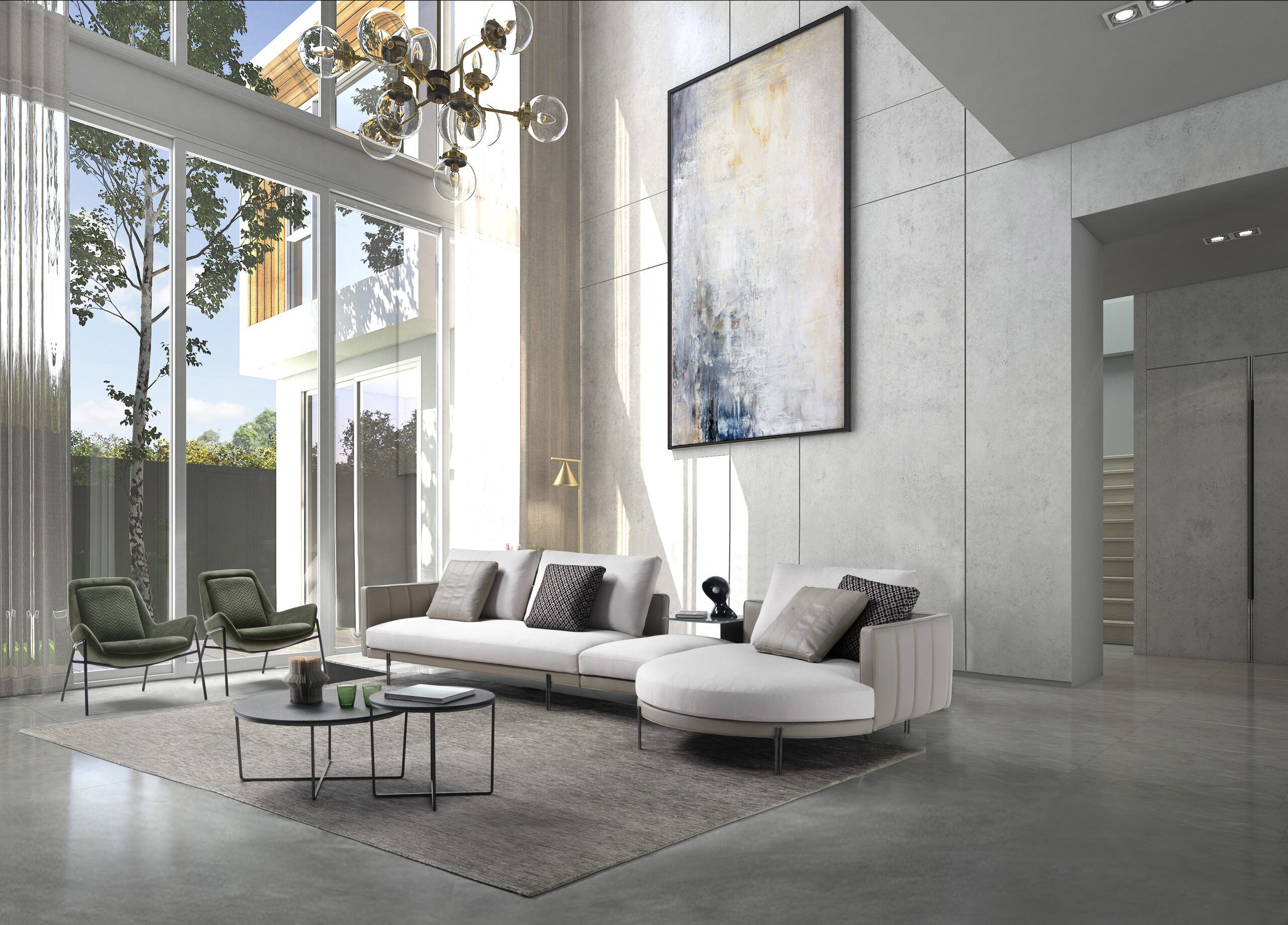 Kuscheliger Sofa-Poncho in modernem Design für gemütliche Abende auf der Couch.