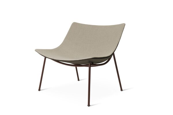 Moderner Omega 2 Designsessel von Lema mit eleganter Polsterung und zeitlosem italienischem Design.