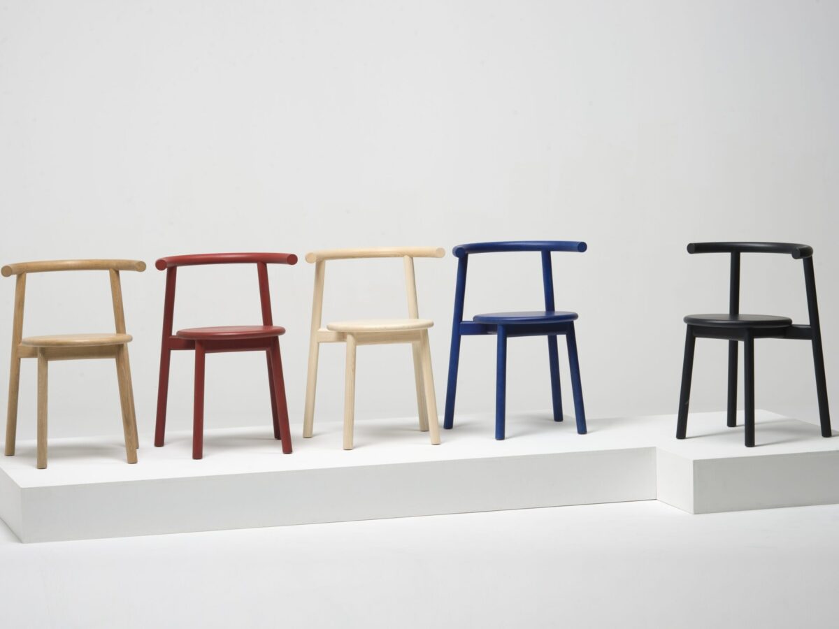 Moderner Mattiazzi MC5 Solo Holzstuhl mit minimalistischem Design