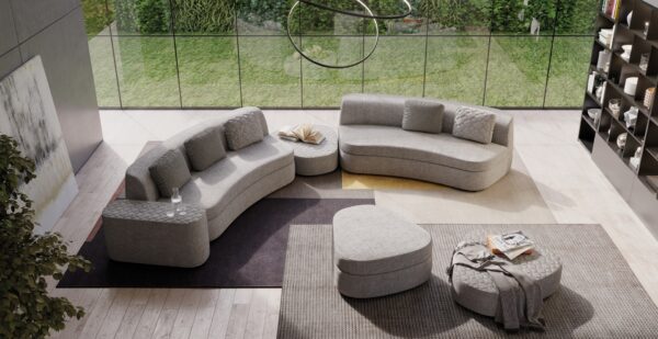 Modernes Schlafsofa Goodman von Milano Bedding für stilvolles Wohnen und komfortables Schlafen.