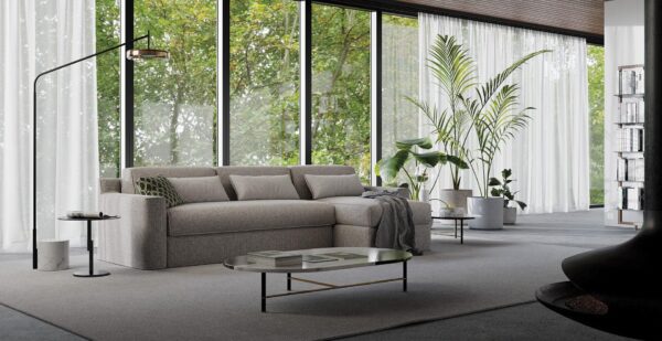 Elegantes Schlafsofa Jarreau mit modernem Design und hochwertiger Verarbeitung von Milano Bedding.