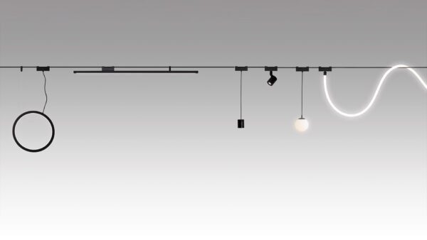 Artemide Funivia 5 Seilsystem - flexible LED-Pendelleuchte für moderne Wohn- und Arbeitsräume.