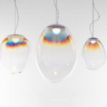 Artemide Stellar Nebula 5 Pendelleuchte mit fünf eleganten Glaskugeln im modernen Design.