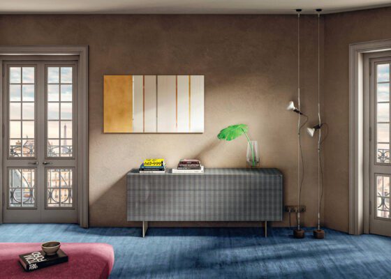 Elegante Lago Materia 9 Kommode aus Italien für moderne Wohnräume