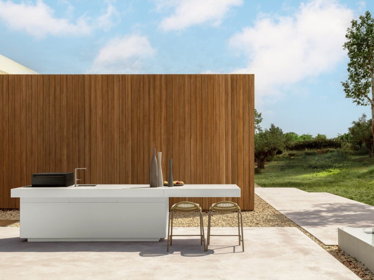 Elegante Talenti Tikal 26 Außenküche für luxuriöse Gartengestaltung mit modernem Design.