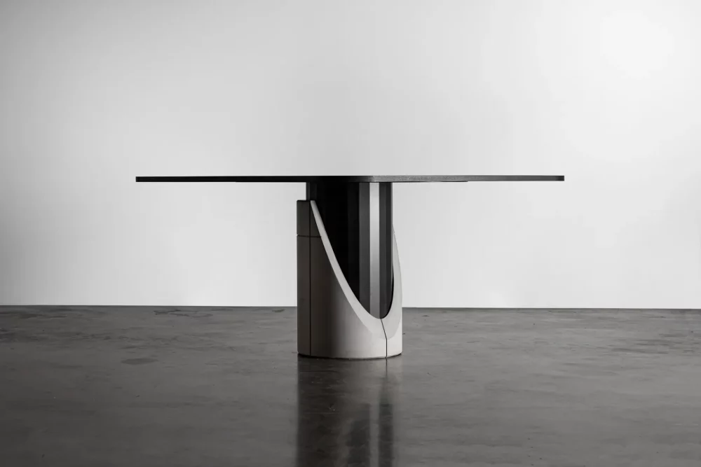 Minimalistischer Betontisch Shape 2 von Lyon Béton für moderne Wohnräume
