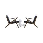 Moderner DK3 Z Chair Designsessel mit minimalistischem Profil und eleganter Linienführung.
