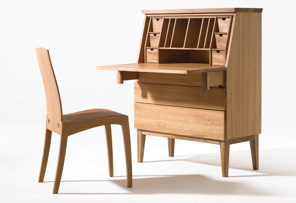 Moderner Sekretär Emily von Sixay - kompakter Schreibtisch in zeitlosem Design