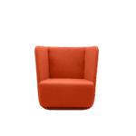 Moderner Softline Basket 2 Loungesessel mit weichen Polstern und zeitlosem Design.