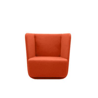 Moderner Softline Basket 2 Loungesessel mit weichen Polstern und zeitlosem Design.