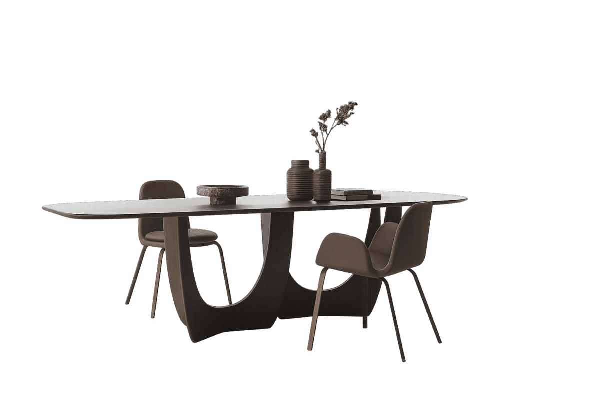 Moderner Tisch Cala mit minimalistischem Design und eleganter Formgebung für stilvolle Wohnräume.