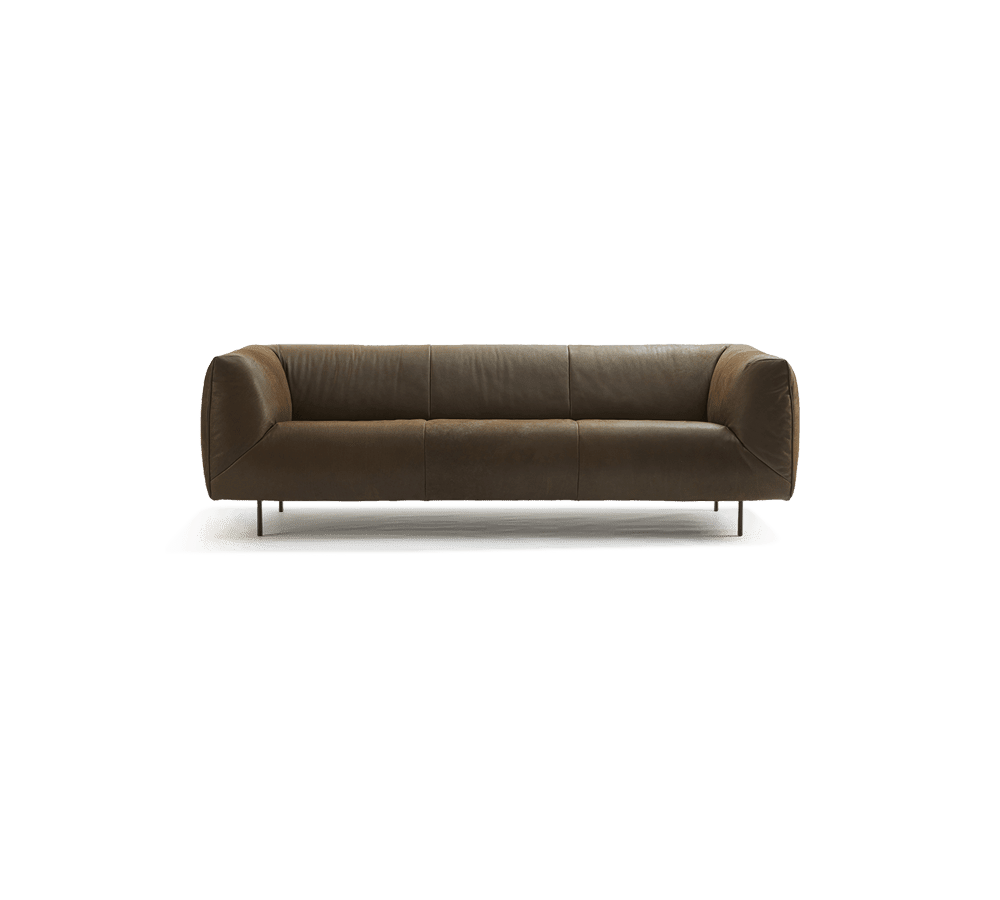 Elegantes 3-Sitzer Sofa Moby Dick von Label van den Berg in modernem Design.
