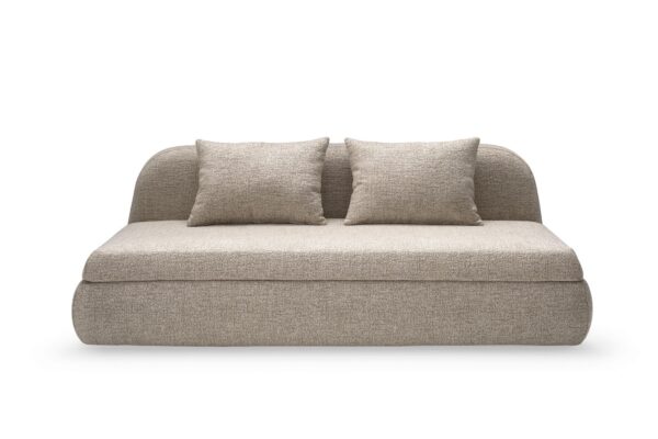 Elegantes graues Bodema Apollo 5 Designer-Sofa mit hochwertiger Polsterung für moderne Wohnräume.