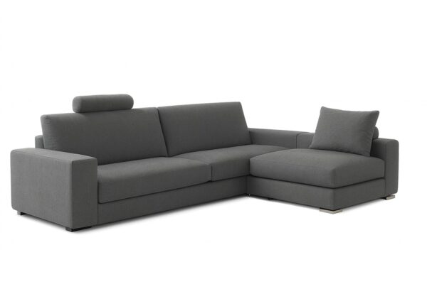 Modernes graues Sofa Lara 1 von Ventura mit elegantem Design und hochwertiger Polsterung.