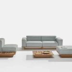 Modernes italienisches Designersofa Geta 3 von Wow Italy in zeitgemäßer Ausführung.