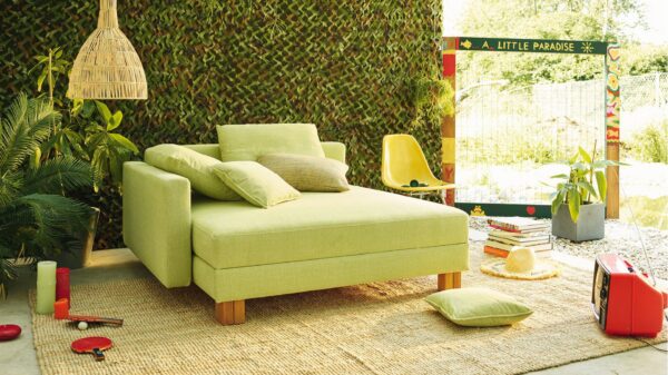 Modernes Joka Quadro 392 Schlafsofa in elegantem Design für Wohn- und Schlafkomfort.