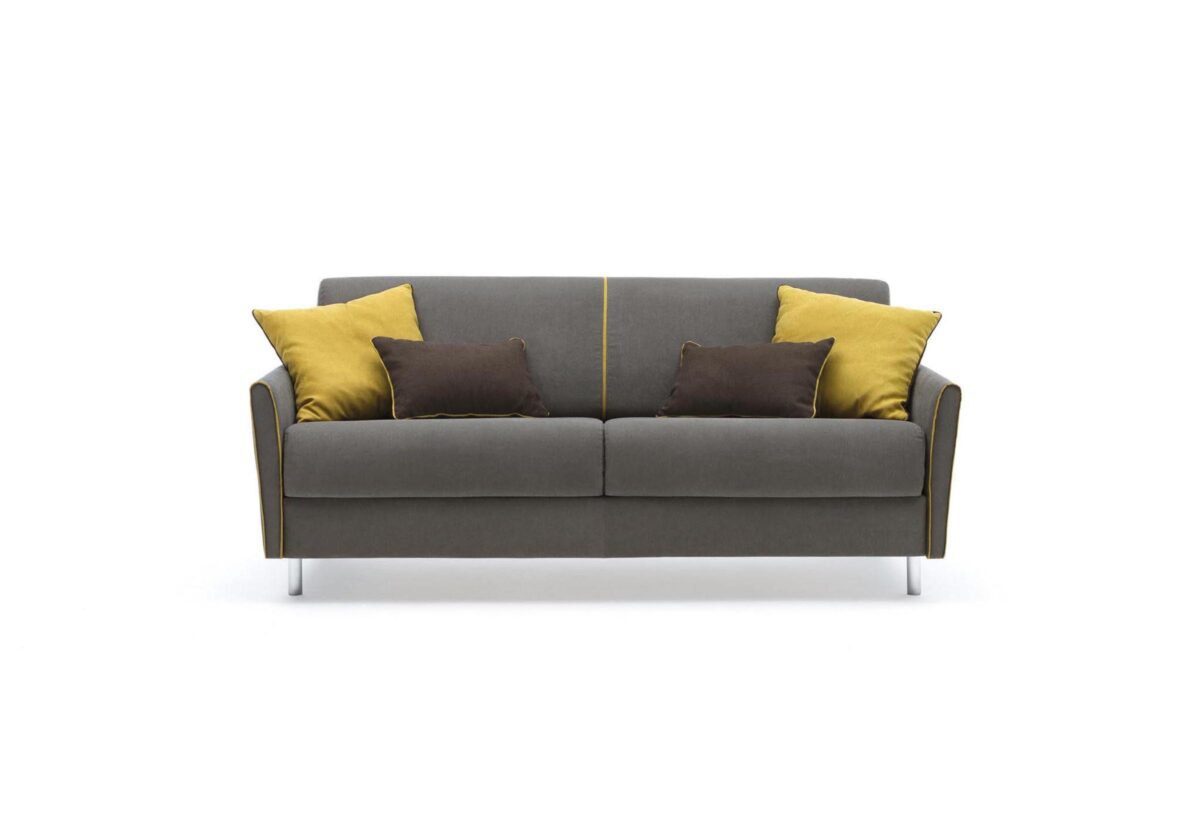 Modernes Lecomfort Schlafsofa Tahiti 1 in elegantem Design für komfortables Wohnen und Schlafen.