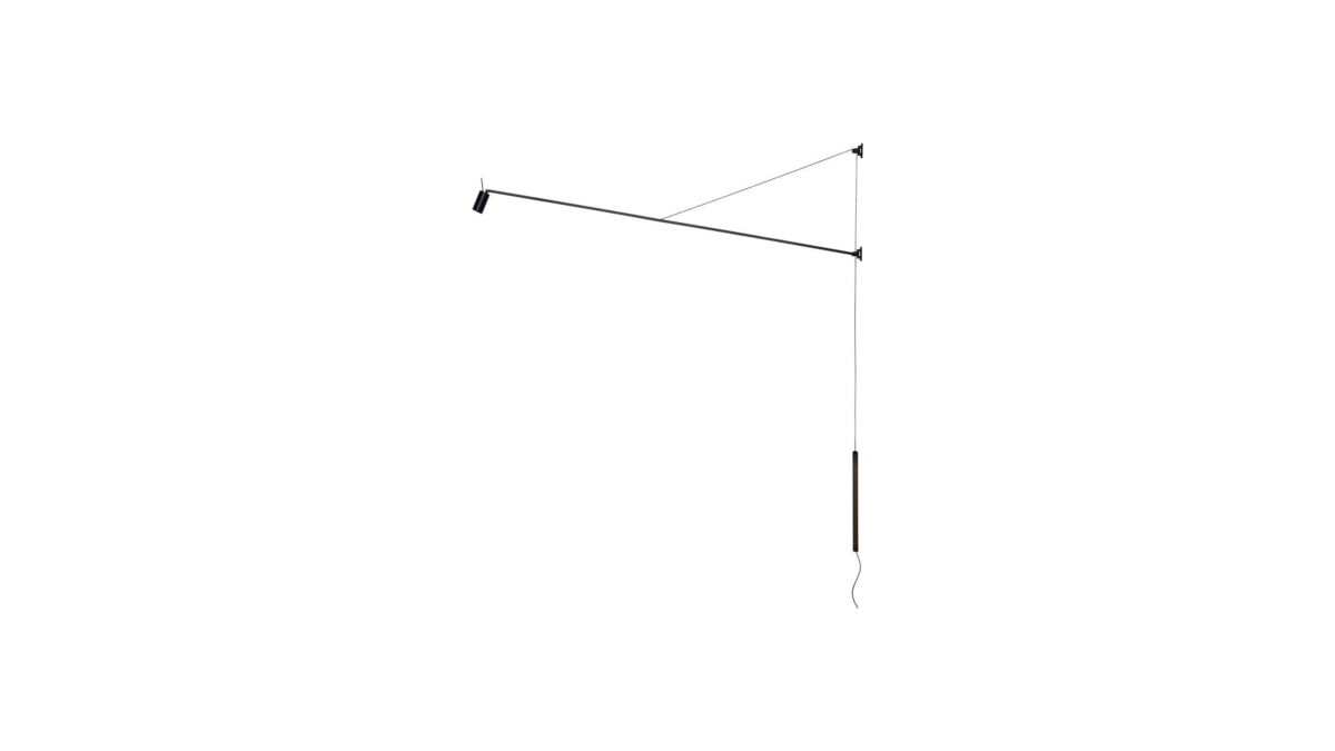 Elegante Swan Wandleuchte von Nemo mit verstellbarem Arm für moderne Wohnräume.