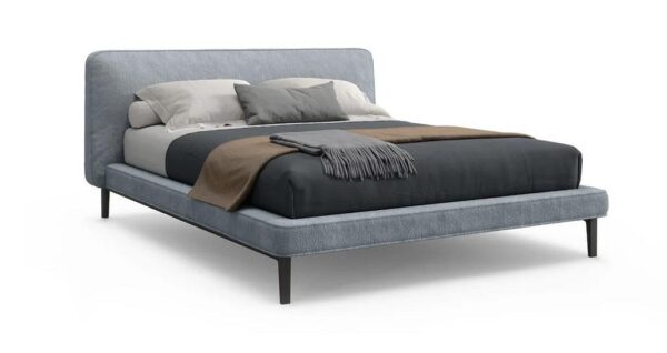Modernes Seeyou Polsterbett mit gepolstertem Kopfteil von Novamobili in elegantem Design.