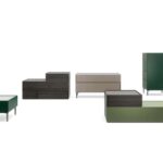 Moderne Novamobili Giro Kommode mit eleganten Schubladen für stilvolle Schlafzimmereinrichtung.