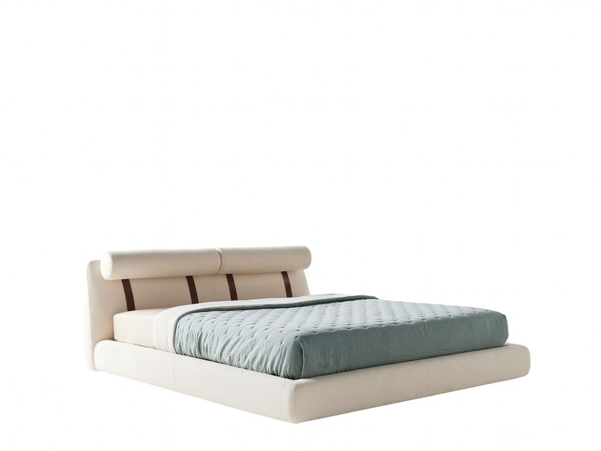 Modernes Nube Tender Bett mit weicher Polsterung für komfortablen und erholsamen Schlaf.