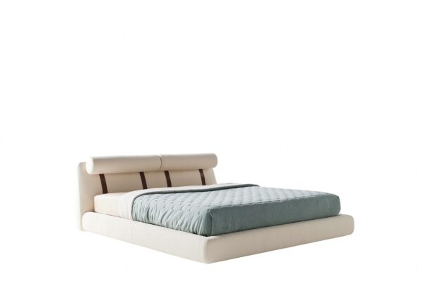 Modernes Nube Tender Bett mit weicher Polsterung für komfortablen und erholsamen Schlaf.