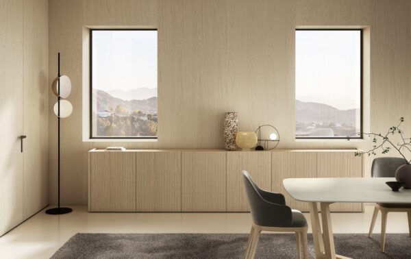 Moderne Olivieri Dress Code Kommode mit eleganten Schubladen für stilvolle Aufbewahrung im Schlafzimmer.