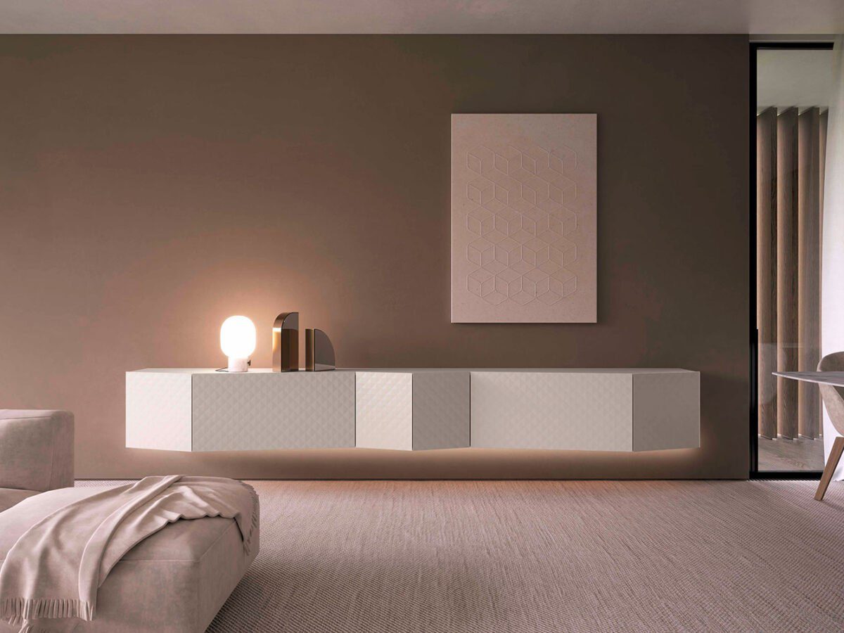 Luxuriöse Louvre Kommode von Olivieri mit elegantem Design und hochwertiger Verarbeitung.