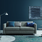POL 74 Schlafsofa 195cm - Elegantes modernes Gästebett in stilvollem Design fürs Wohnzimmer