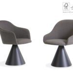 Eleganter Potocco Lyz Polsterstuhl mit modernem Design und hochwertiger Verarbeitung.