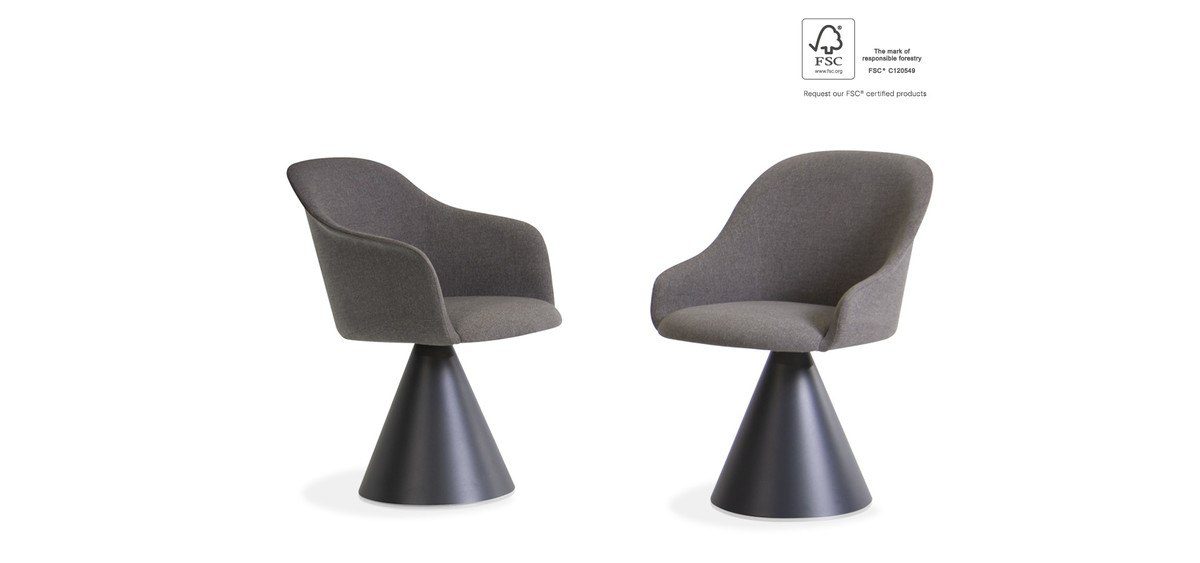 Eleganter Potocco Lyz Polsterstuhl mit modernem Design und hochwertiger Verarbeitung.
