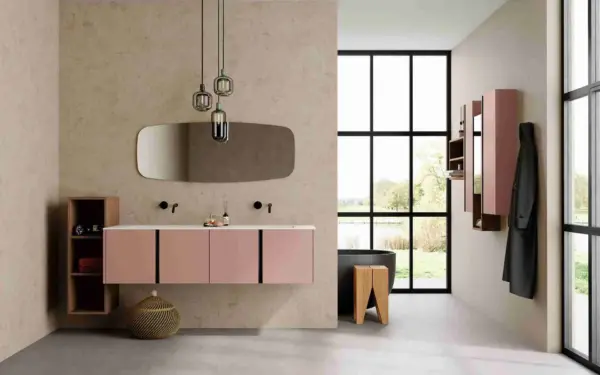 Moderner Cloe Waschtisch von Pozzebon mit elegantem Design für stilvolle Badezimmer.