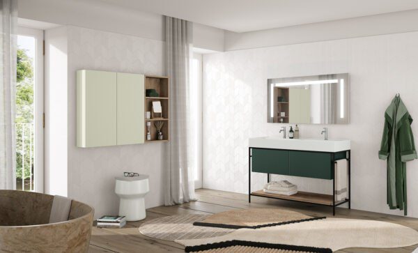 Modernes Gaia Waschtischprogramm von Pozzebon für stilvolle Badezimmer