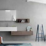 Moderner Kube Waschtisch von Pozzebon in minimalistischem Design für stilvolle Badezimmer.