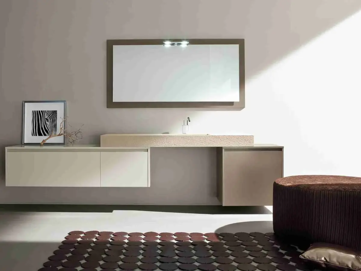 Moderner Waschtisch Look von Pozzebon in elegantem Design für stilvolle Badezimmer.