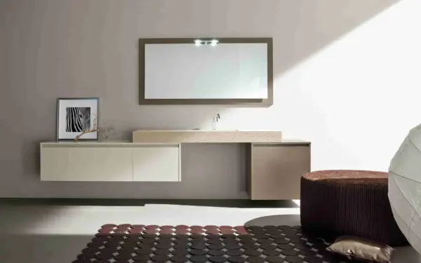 Moderner Waschtisch Look von Pozzebon in elegantem Design für stilvolle Badezimmer.