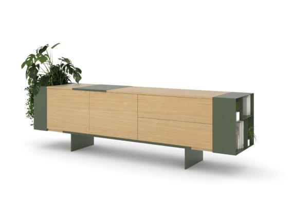 Moderne Punt Magneto Kommode mit minimalistischem Design und funktionalen Schubladen für stilvolle Wohnräume.