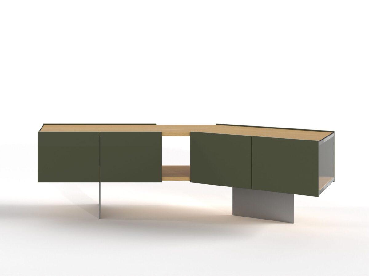 Moderne Punt Toscana Kommode mit mehreren Schubladen in elegantem italienischem Design