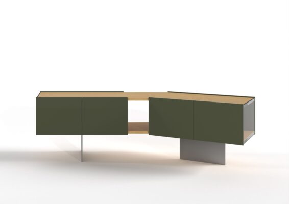 Moderne Punt Toscana Kommode mit mehreren Schubladen in elegantem italienischem Design