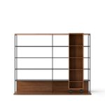 Modernes Literatura Bücherregal von Punt in minimalistischem Design für stilvolle Wohnräume