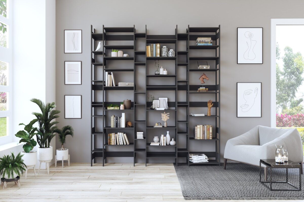 Praktisches Radieschen-Regal mit innovativem Lift-System für platzsparende Lagerung.