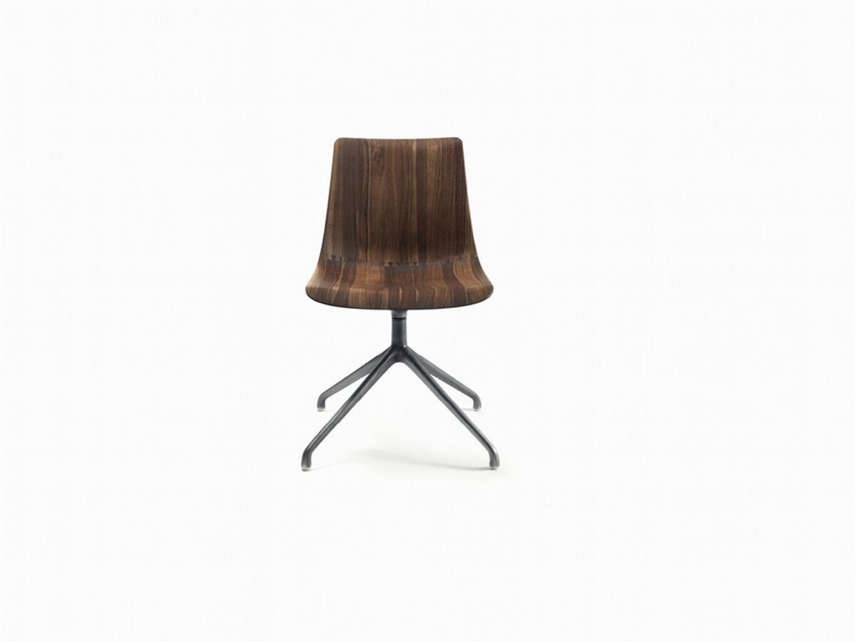 Riva 1920 Materia Stuhl aus Massivholz mit modernem italienischem Design