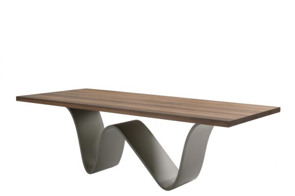 Eleganter Riva 1920 Bree 5 Esstisch aus Massivholz mit modernem Design.