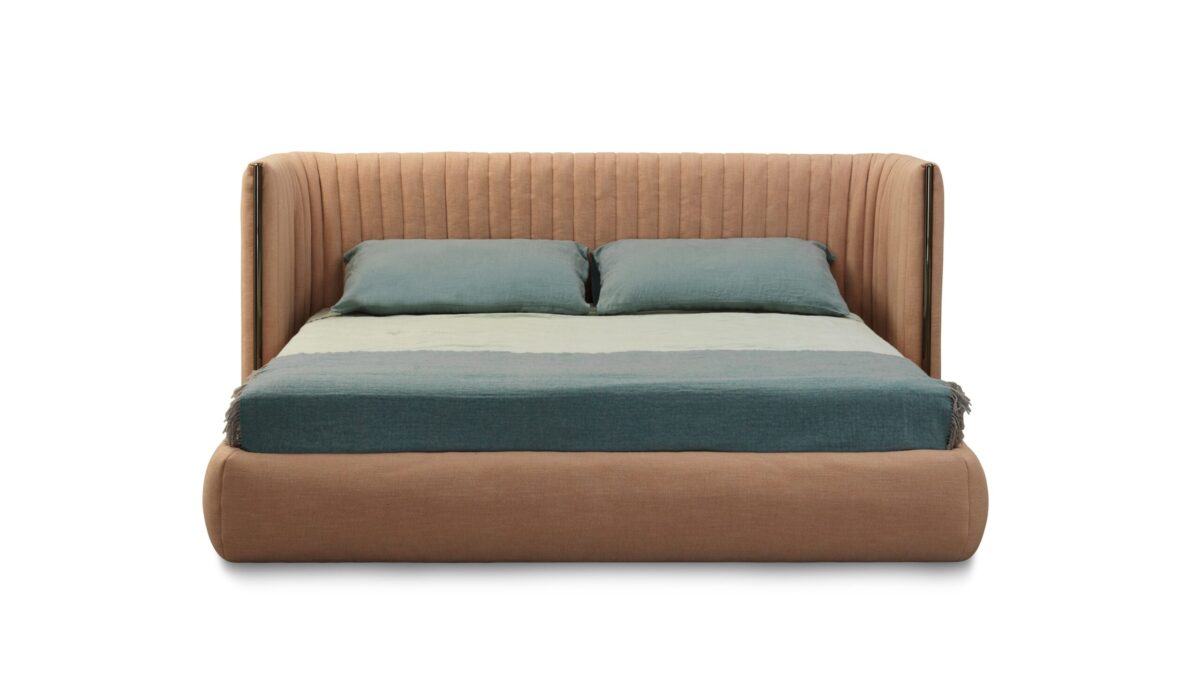 Modernes Metis Design-Bett von Saba Italia für stilvolle Schlafzimmer.