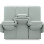 Elegantes Gala Sofa von Saba Italia mit modernem italienischem Design und hochwertiger Polsterung.