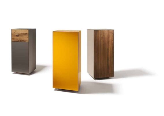 Modernes Cubus Pure Sideboard aus Naturholz von Designer Sebastian Desch für Team 7.